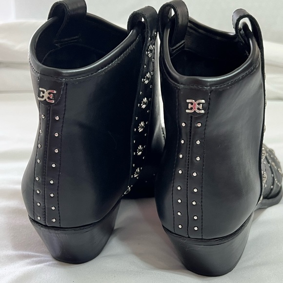 Black studded Sam Edelman ankle boots - Picture 5 of 6